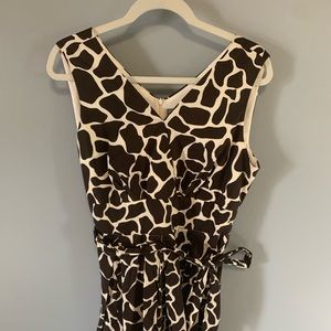 Giraffe Print Dress